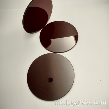 Inframerah Thermal Long Pass Filter Optical Glass HB650